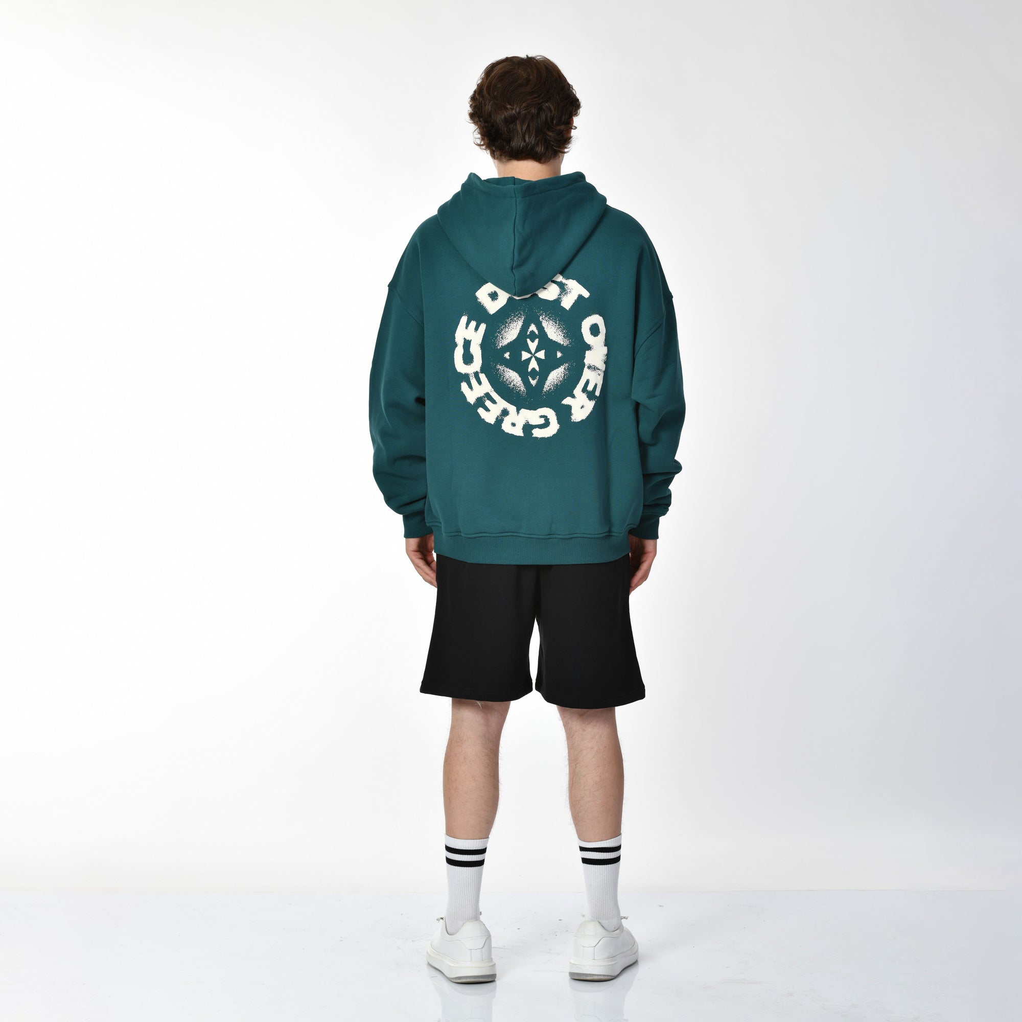 Dust Over Greece Graphic Zip-Hoodie