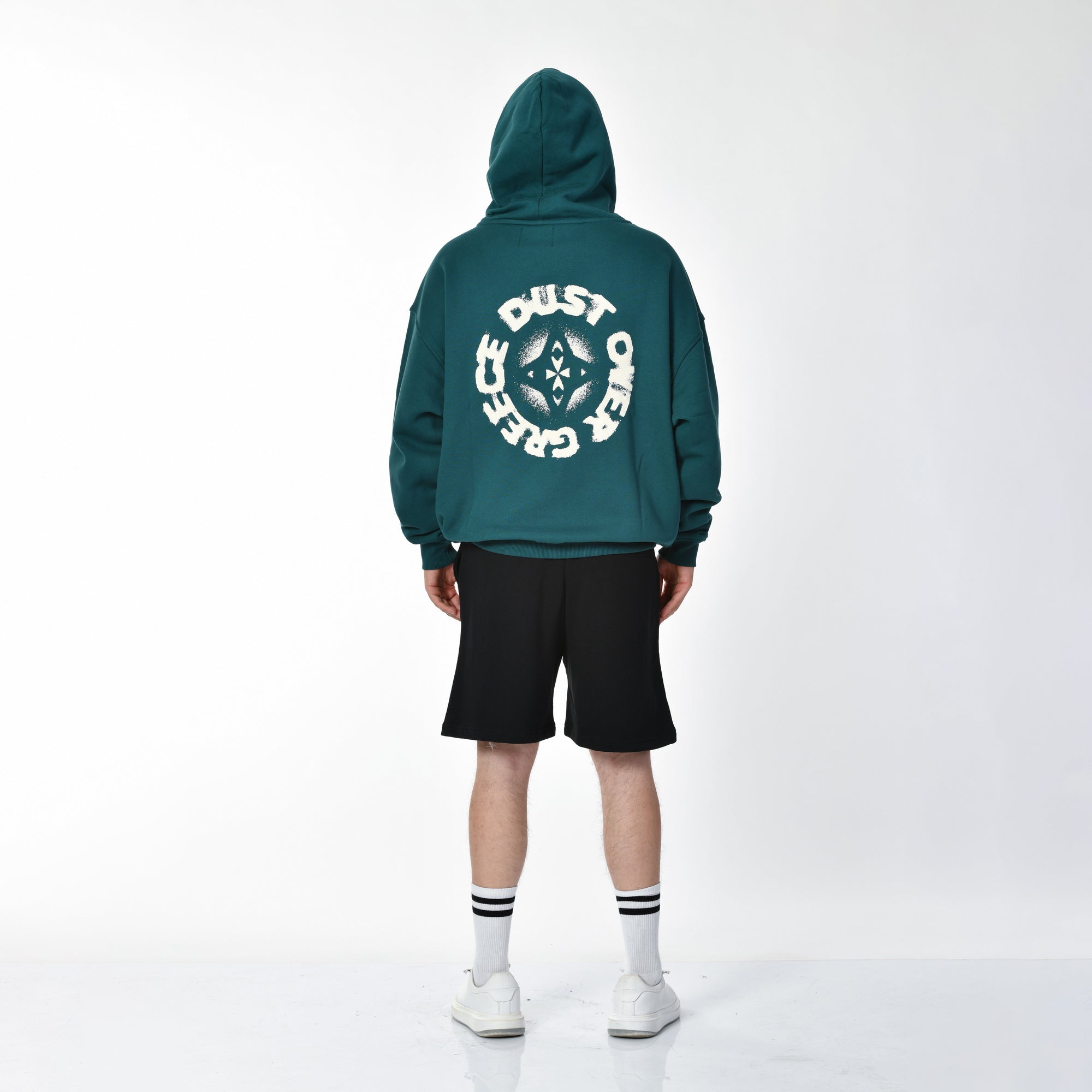 Dust Over Greece Graphic Zip-Hoodie