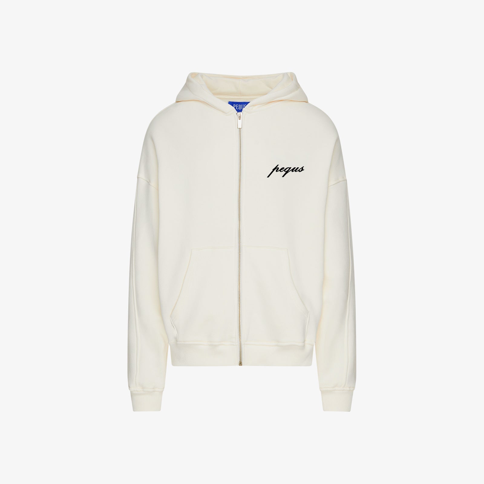 Scripted Chest Logo Zip-Hoodie