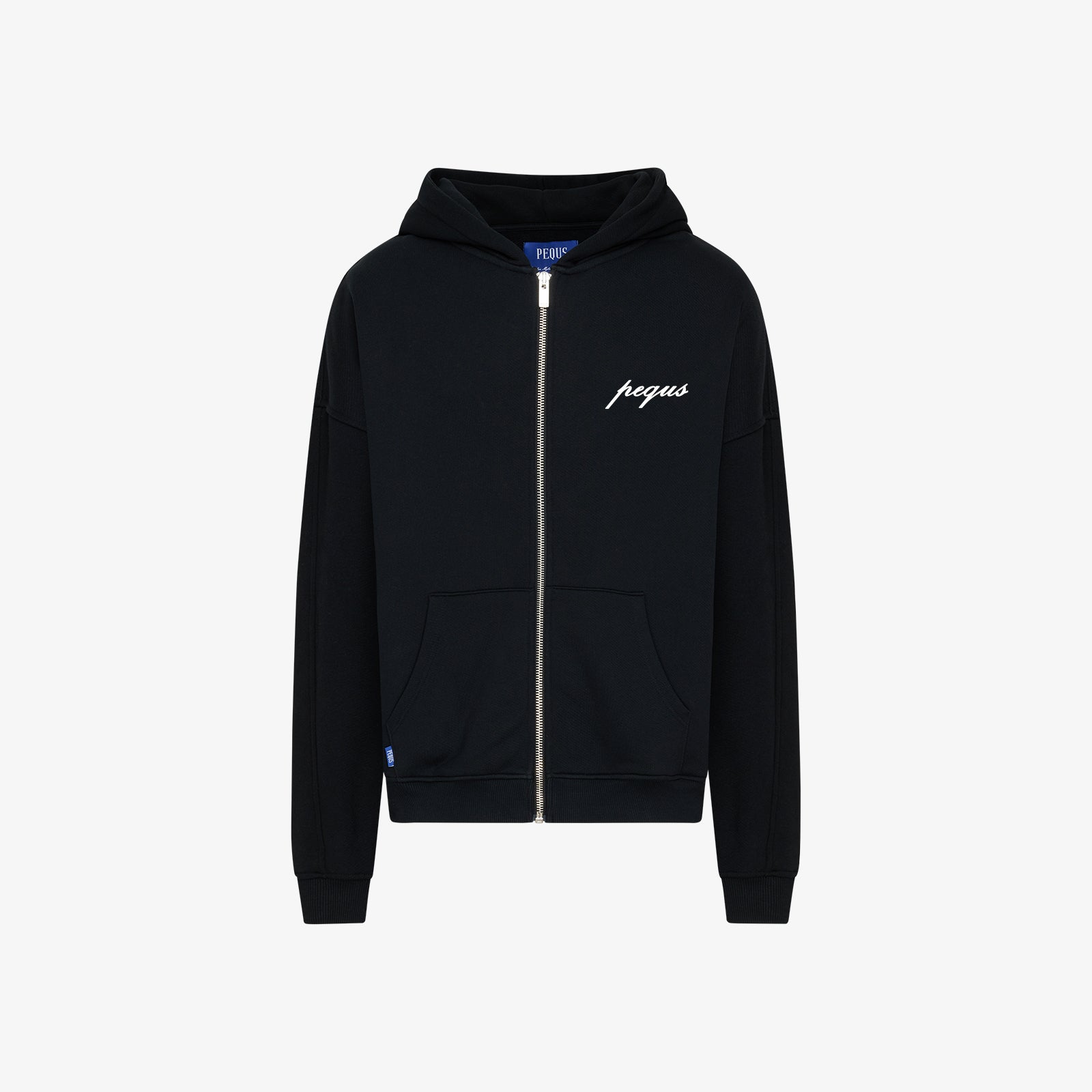 Scripted Chest Logo Zip Hoodie