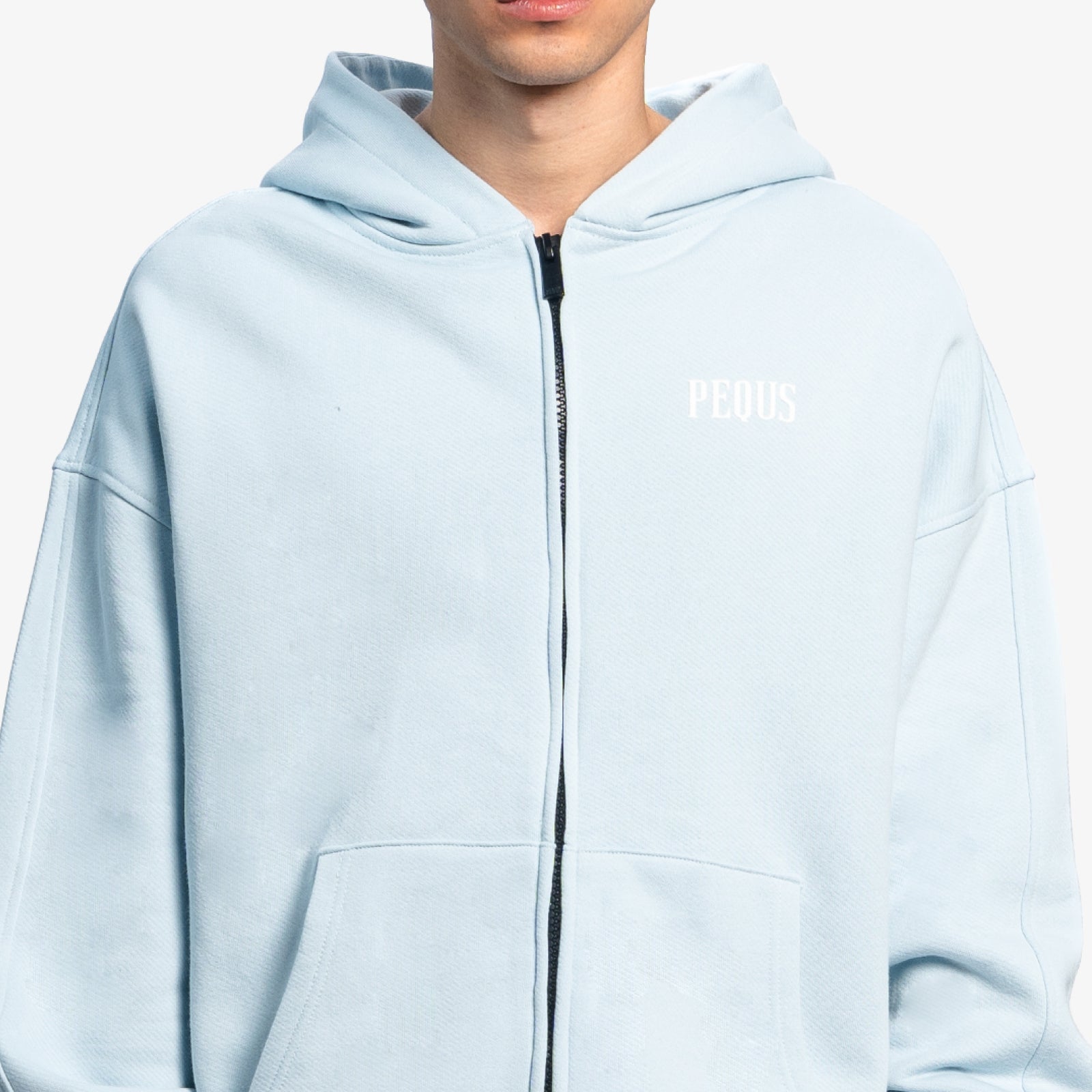 Back Logo Zip Hoodie