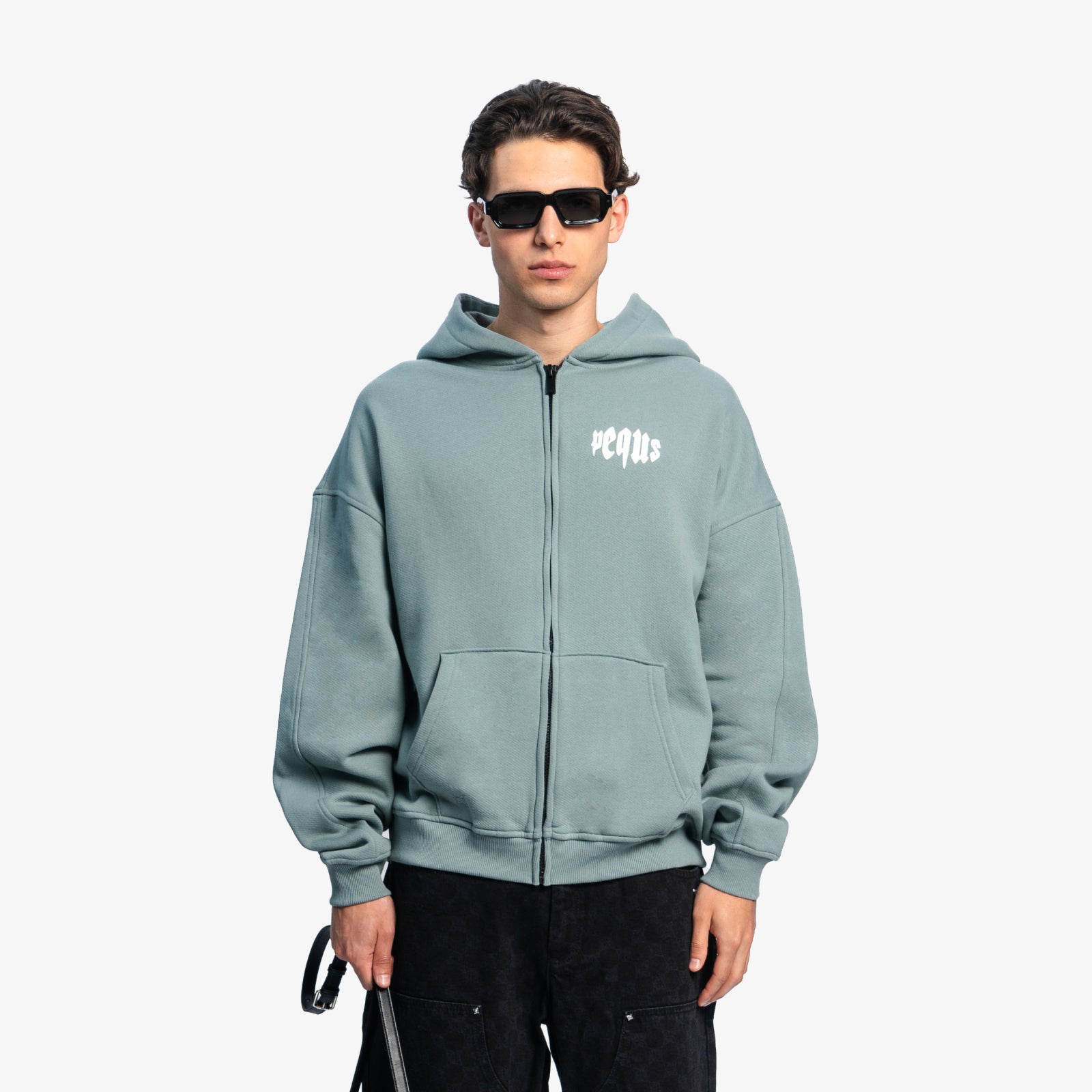 Mythic Chest Logo Zip Hoodie