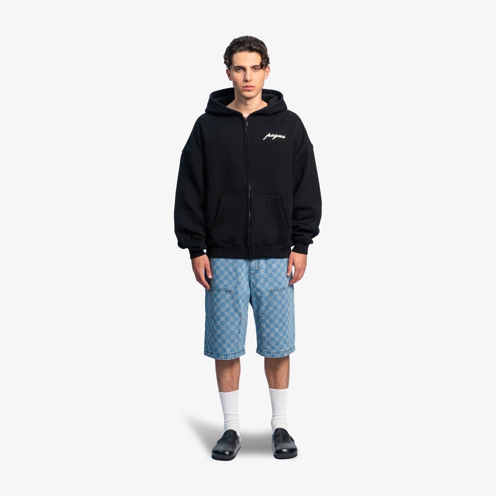 A Paradise Beach Club Back Logo Zip Hoodie