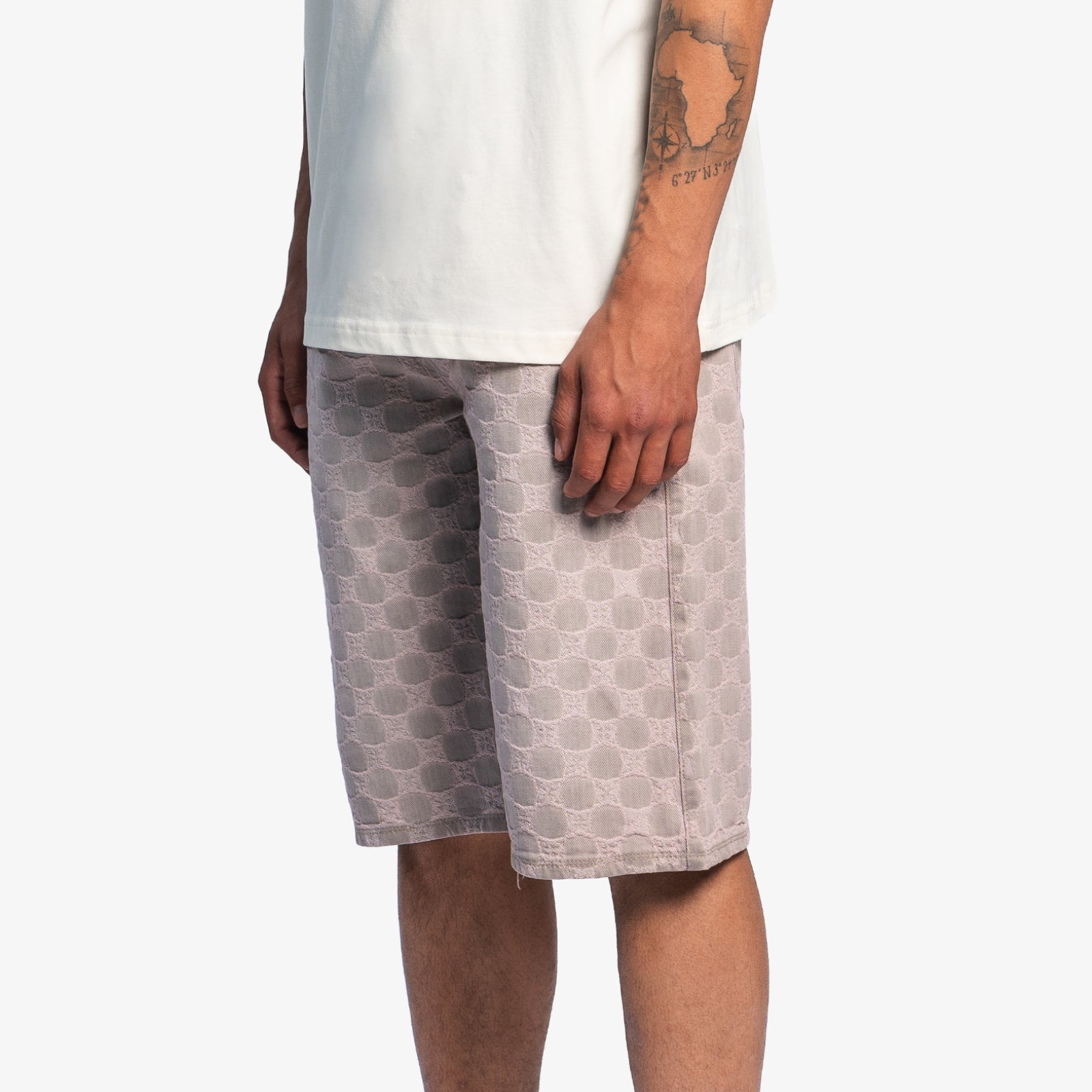 Aether Monogram Denim Jorts