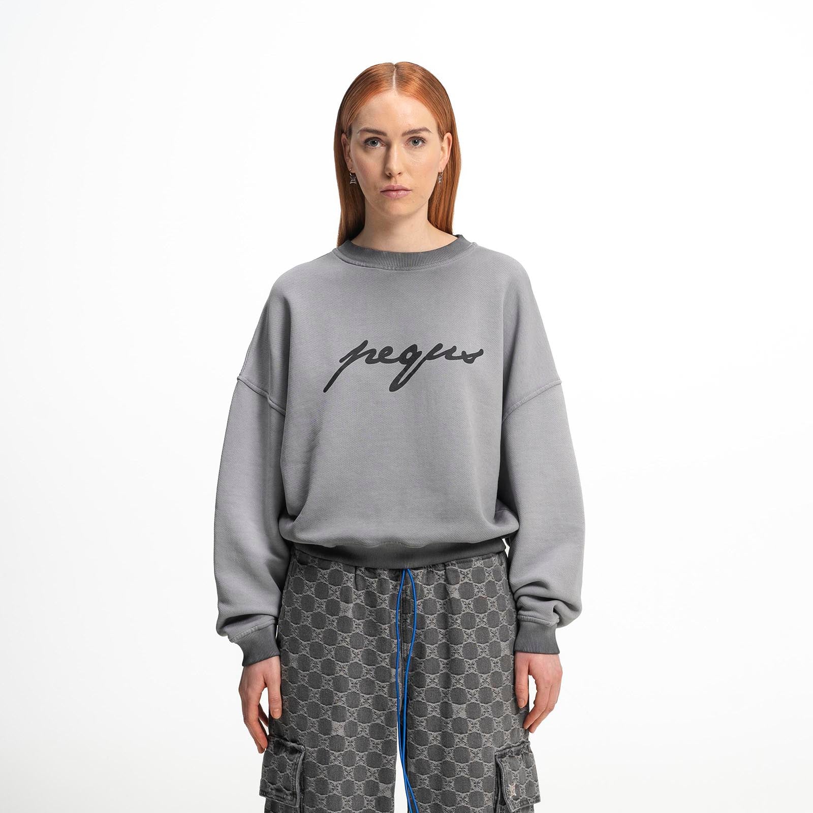 Cropped Ink Logo Sweater