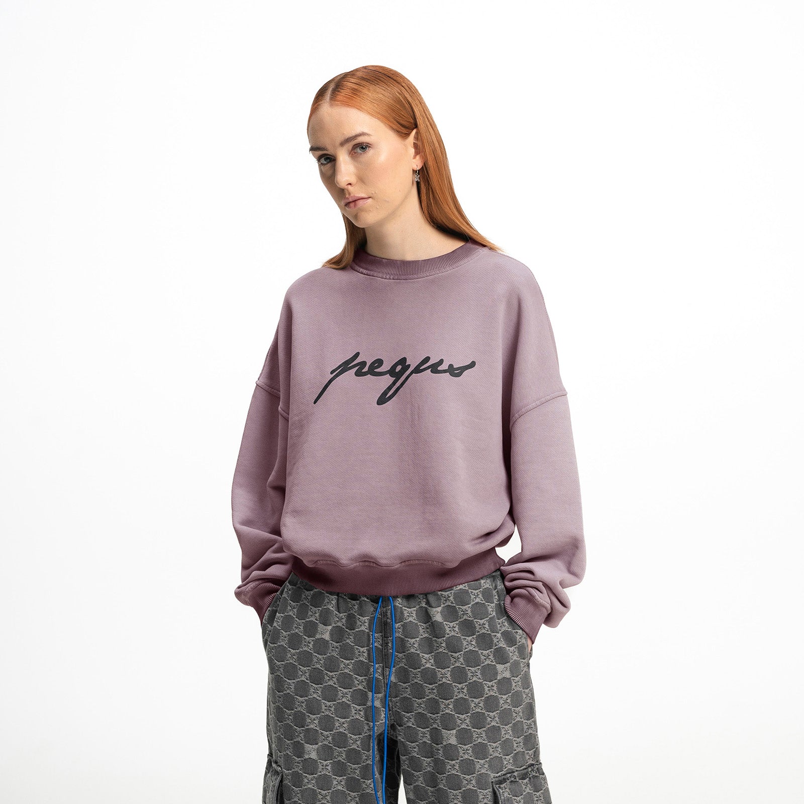 Cropped Ink Logo Sweater