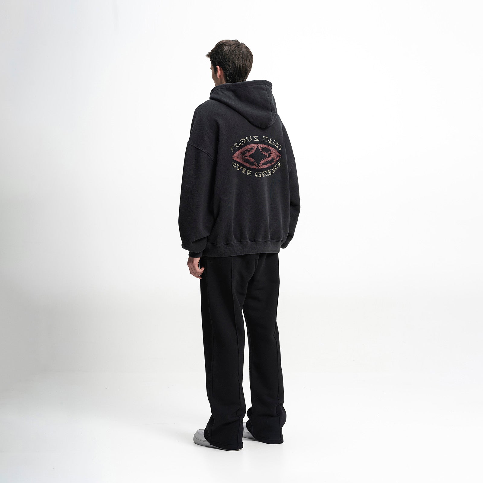 Asteria Stamp Graphic Zip Hoodie