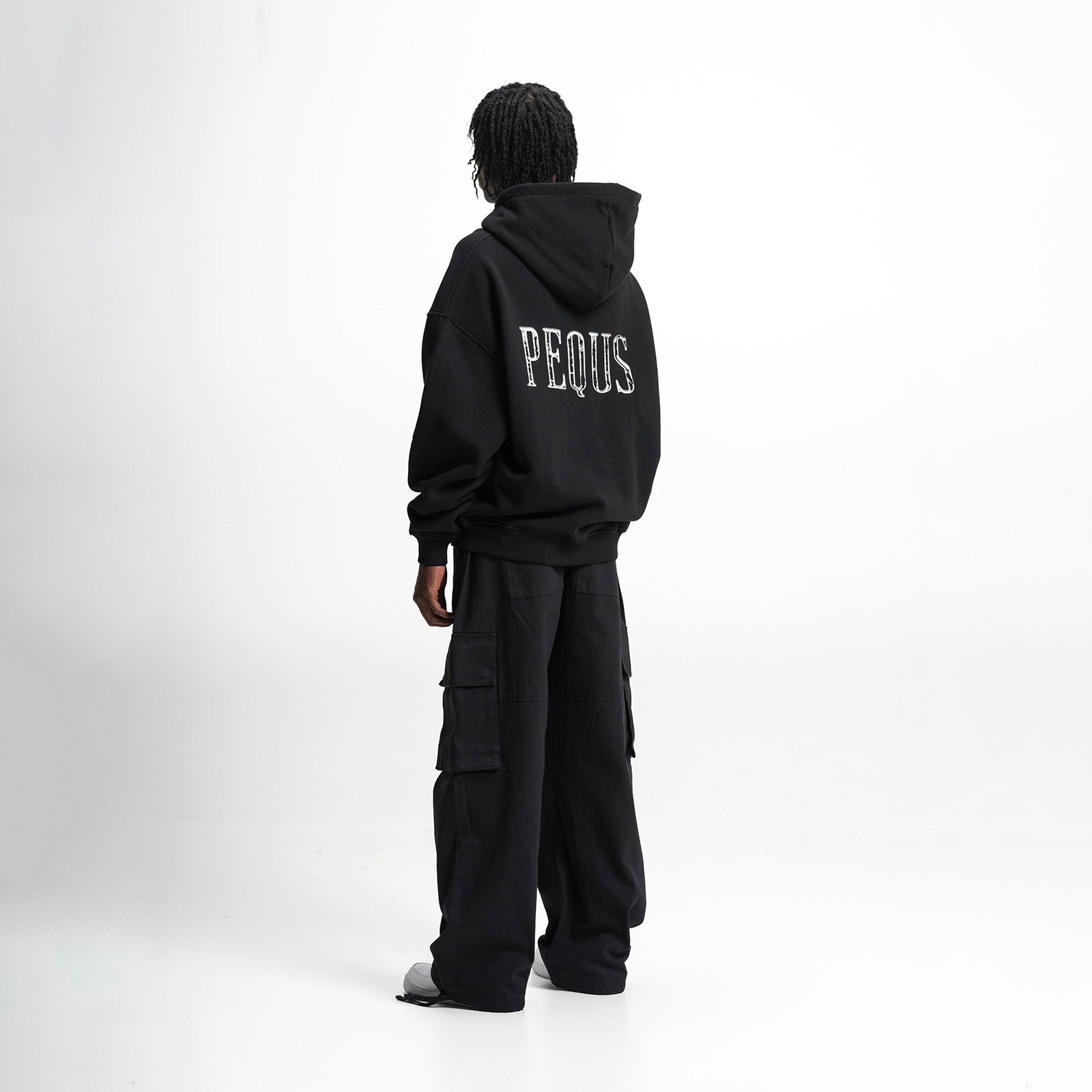 Pequs Back Stamp Logo Zip Hoodie
