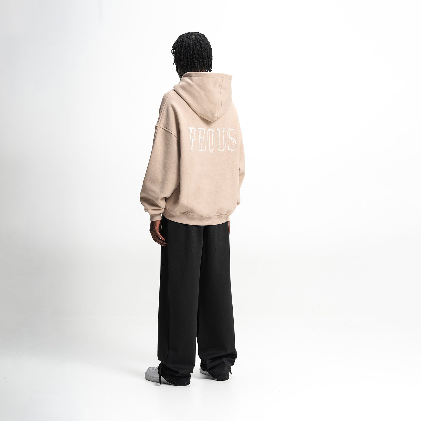 Pequs Back Stamp Logo Zip Hoodie