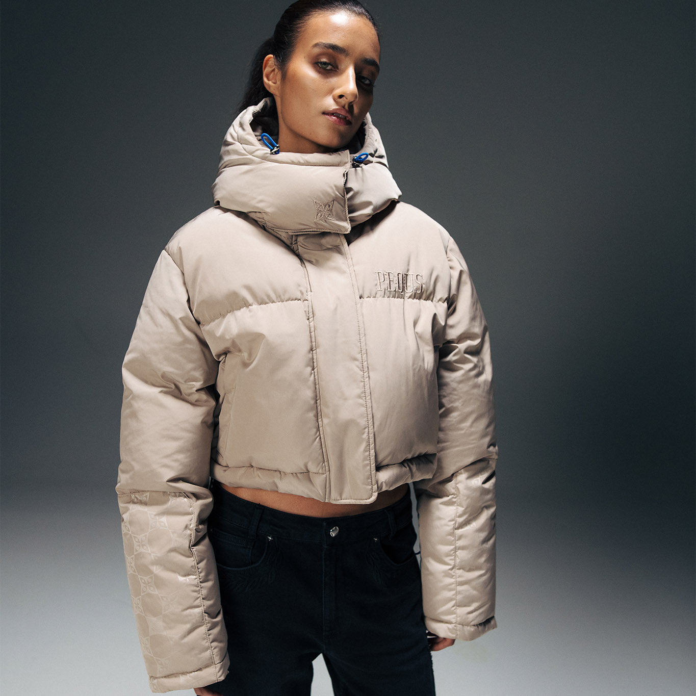 Aether Cropped Puffer Jacket