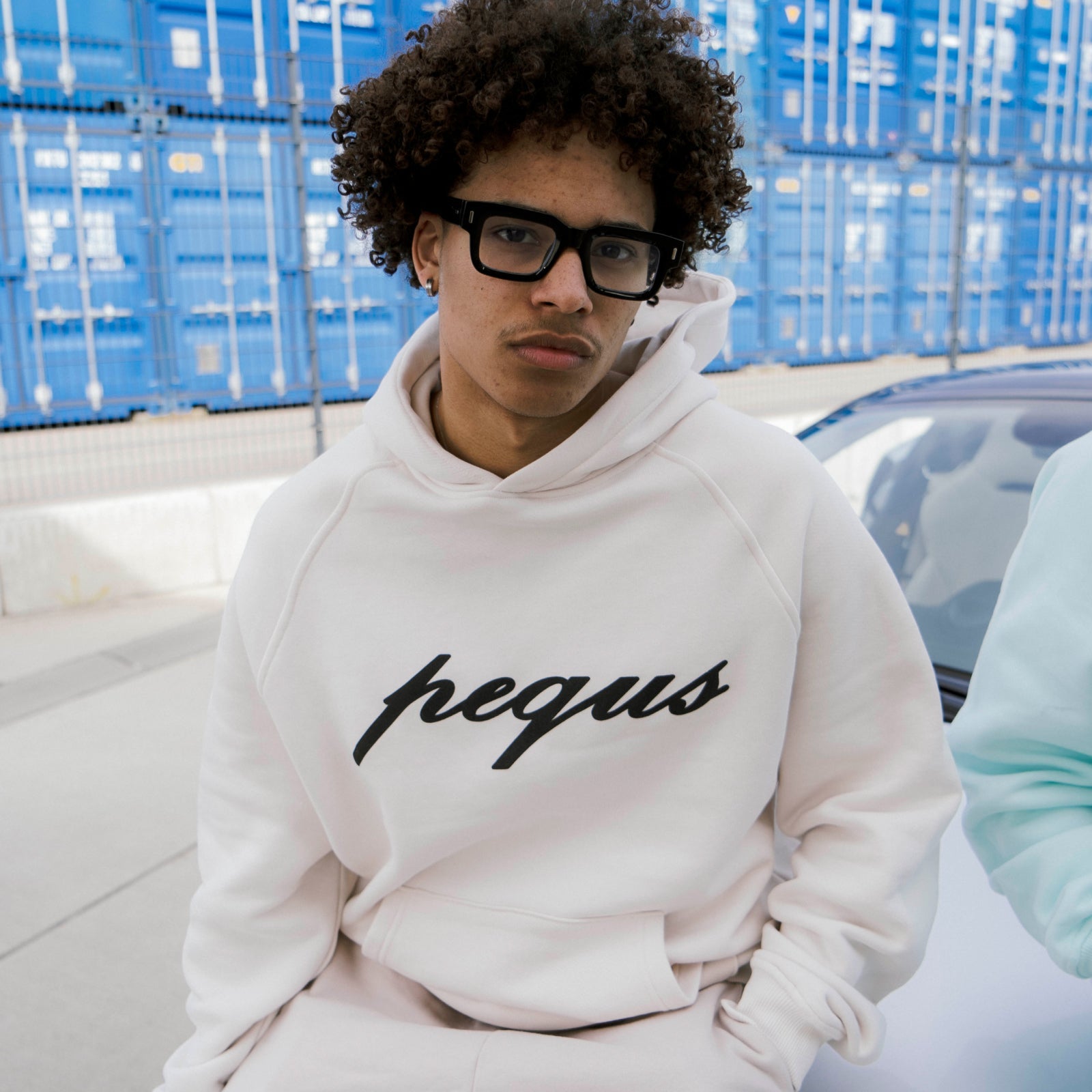 PEQUS Front Logo Hoodie