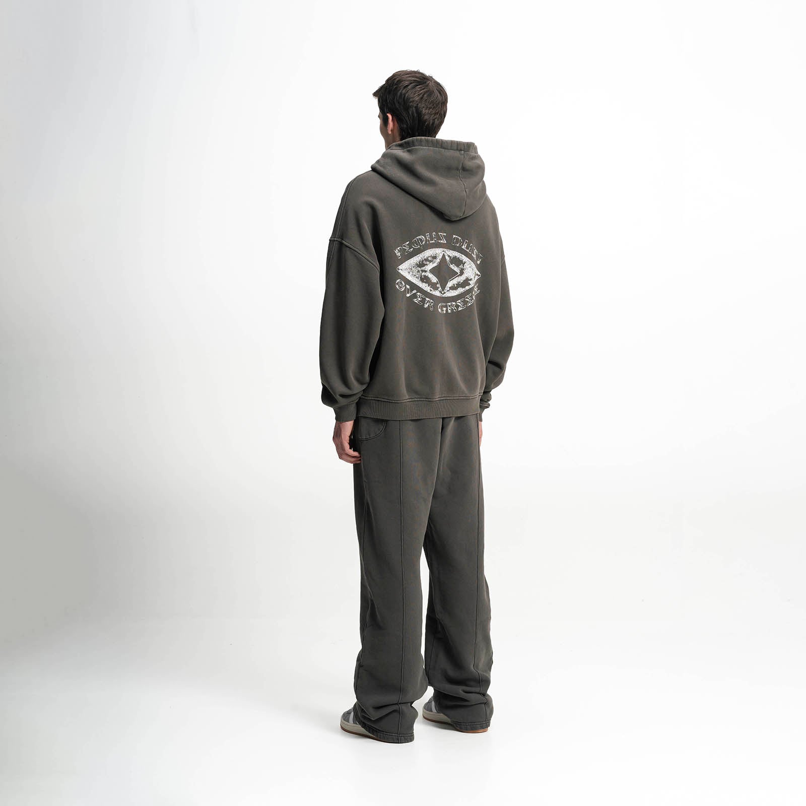 Asteria Stamp Grahic Zip-Hoodie